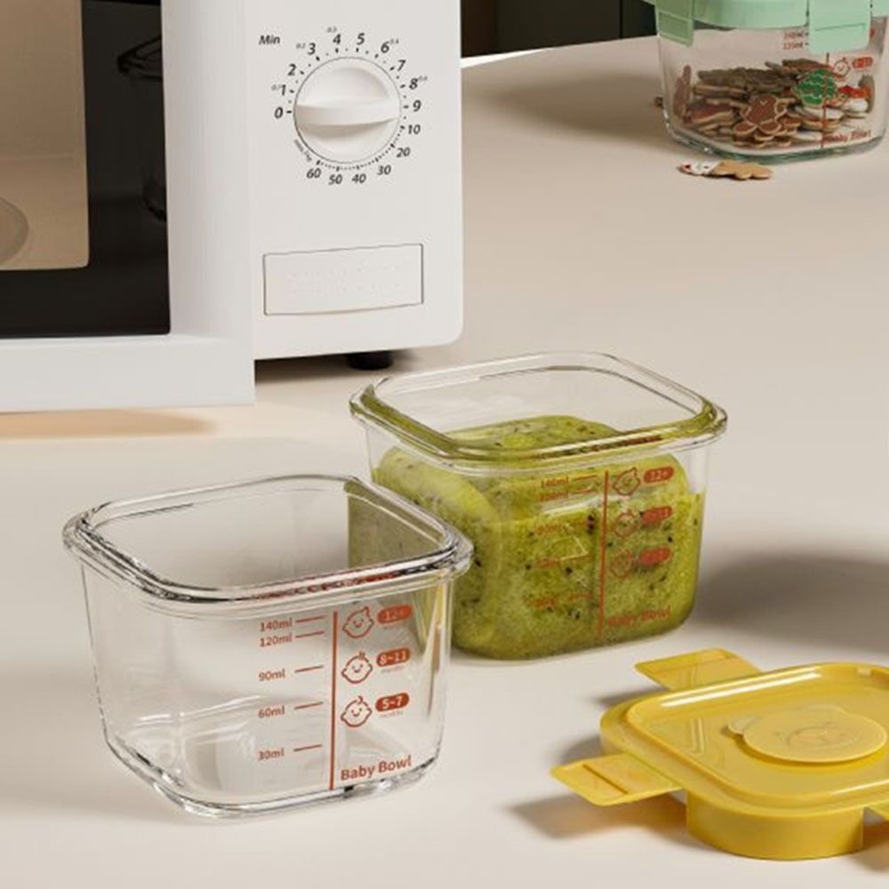 Baby Food Glass Jar - Nova Caixa de Armazenamento de Alimentos