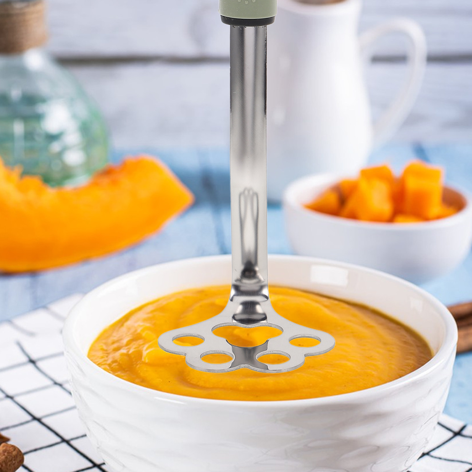 Baby Food With Avocado - Esmagador de Batatas em Aço Inoxidável,