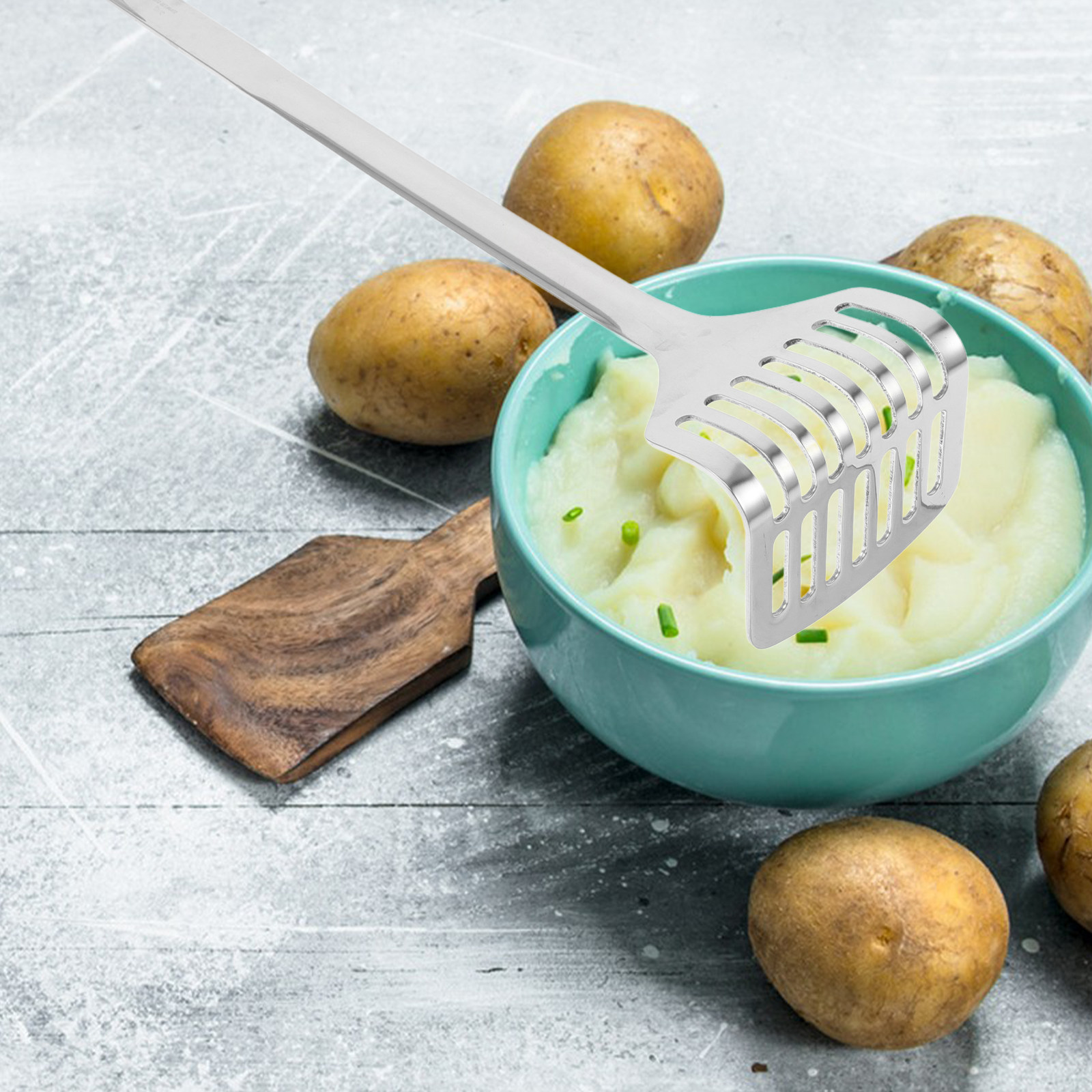 Baby Food With Avocado - Espremedor de Batatas de Aço Inoxidável