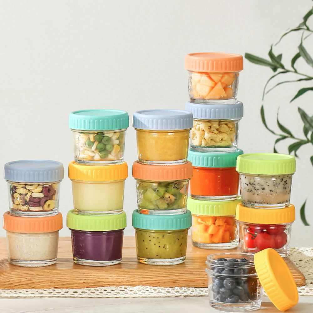 Baby Food Glass Jar - Jarra de vidro para comida de