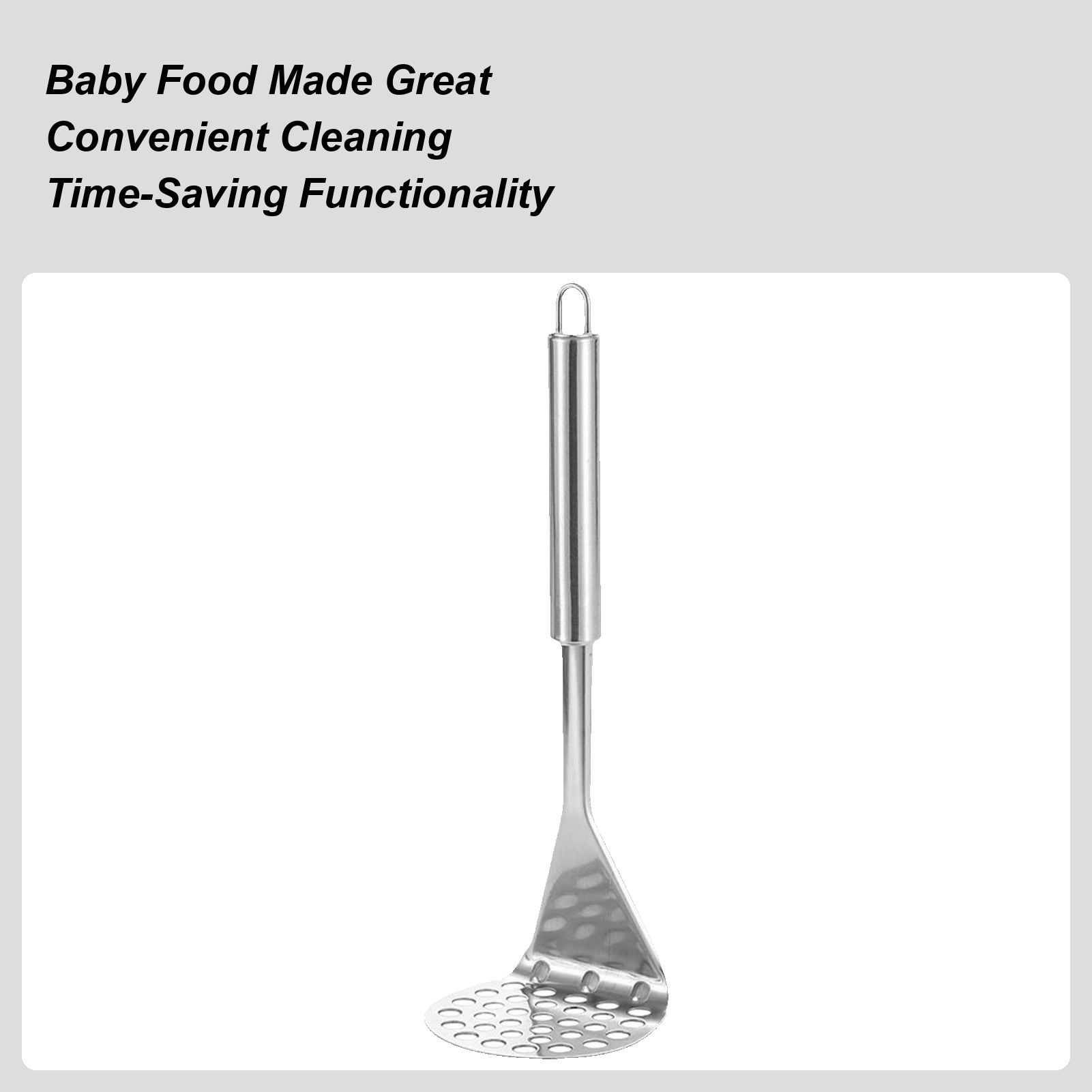Baby Food With Avocado - Triturador de batata de metal, ferramenta