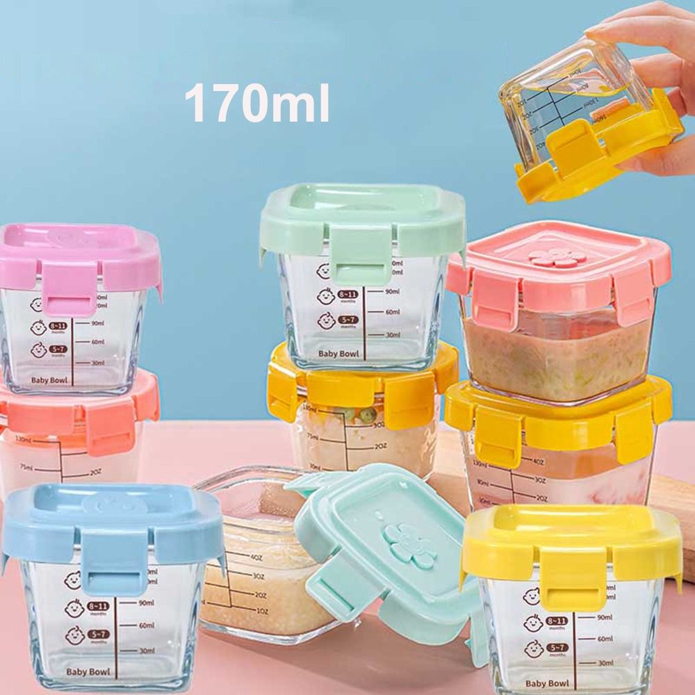 Baby Food Glass Jar - Caixa de armazenamento de alimentos de