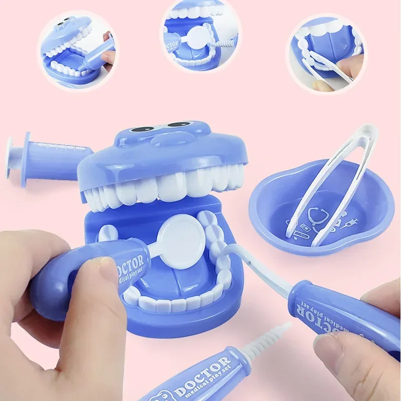 Baby Food Eat - Kit de Brincadeira de Dentista -