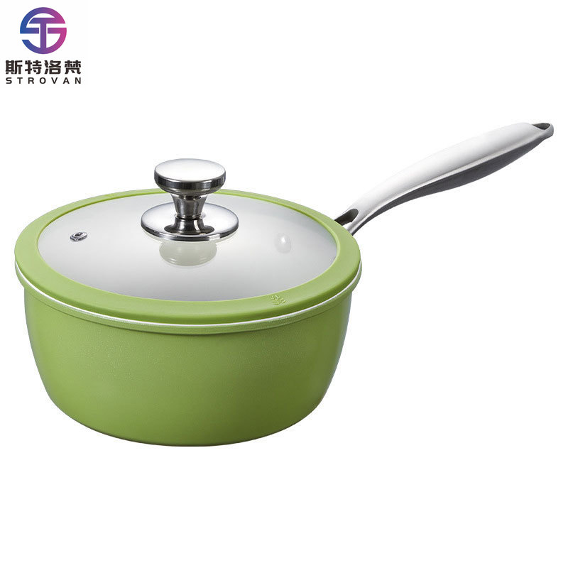 Baby Food With Avocado - Panela Pequena Verde Abacate para Leite