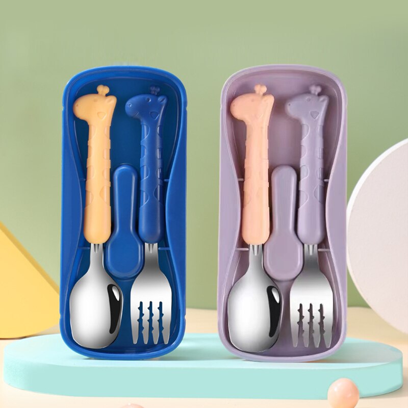 Conjunto de talheres infantis  - Baby Food Eat avaliação e preço