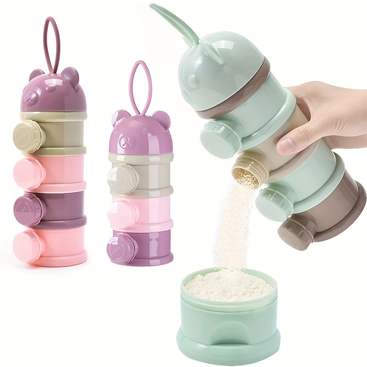Recipiente de leite em pó para - Baby Food Glass Jar avaliação e preço