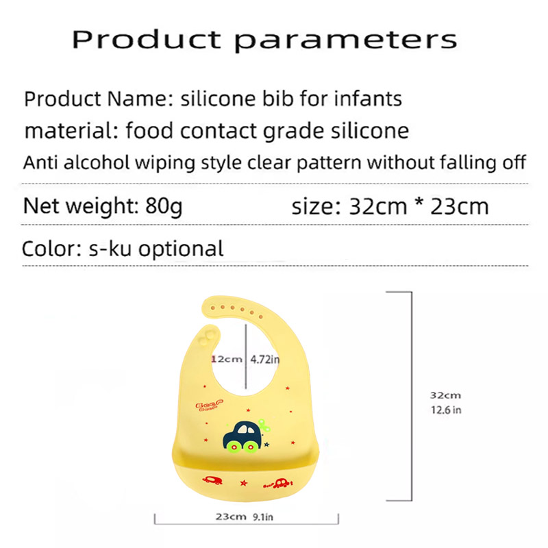 Babador de silicone para alime - Baby Food Eat avaliação e preço