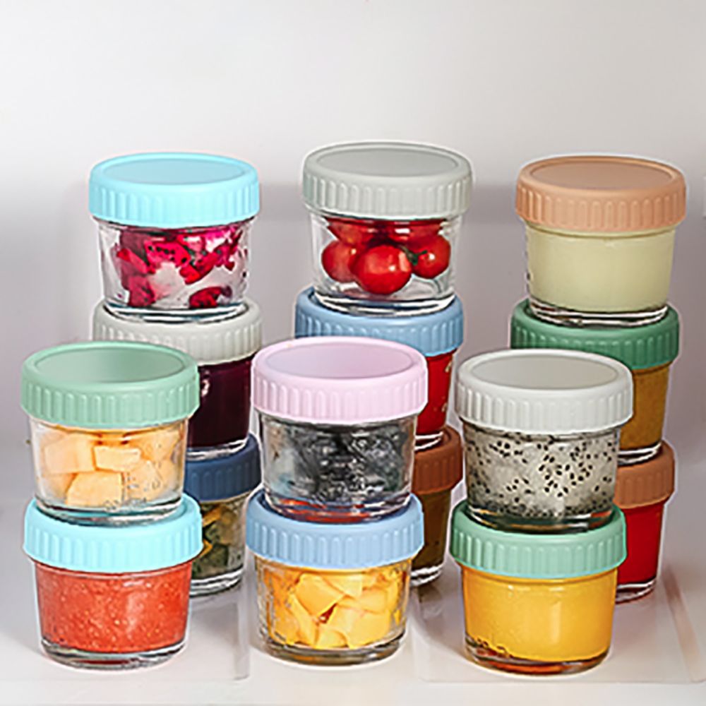 Conjunto de 6 Potes de Vidro R - Baby Food Glass Jar avaliação e preço