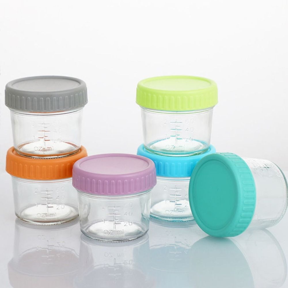 Conjunto de 6 Potes de Vidro R - Baby Food Glass Jar avaliação e preço