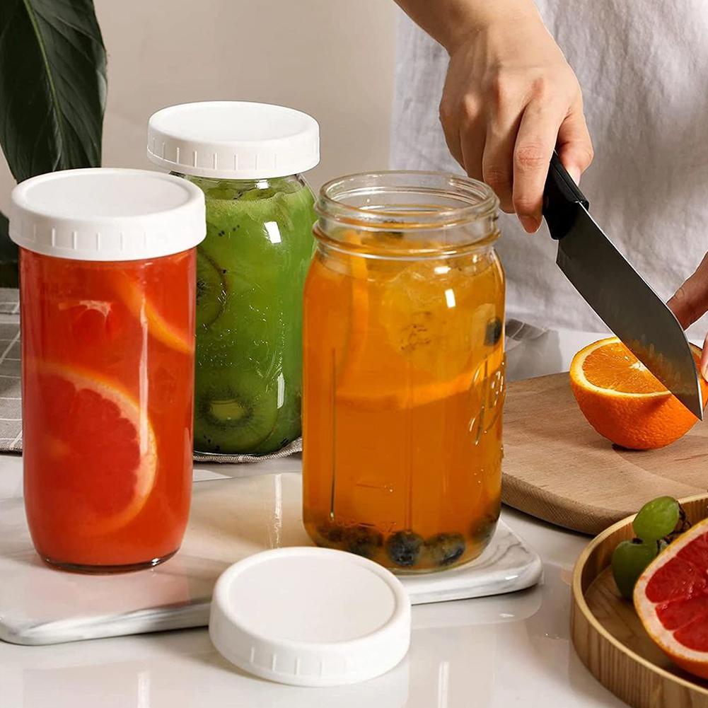 1/16 peças Tampas de Plástico  - Baby Food Glass Jar avaliação e preço
