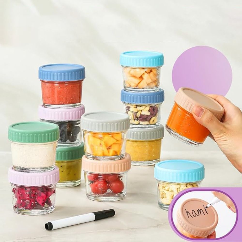 Jarra de vidro para comida de  - Baby Food Glass Jar avaliação e preço