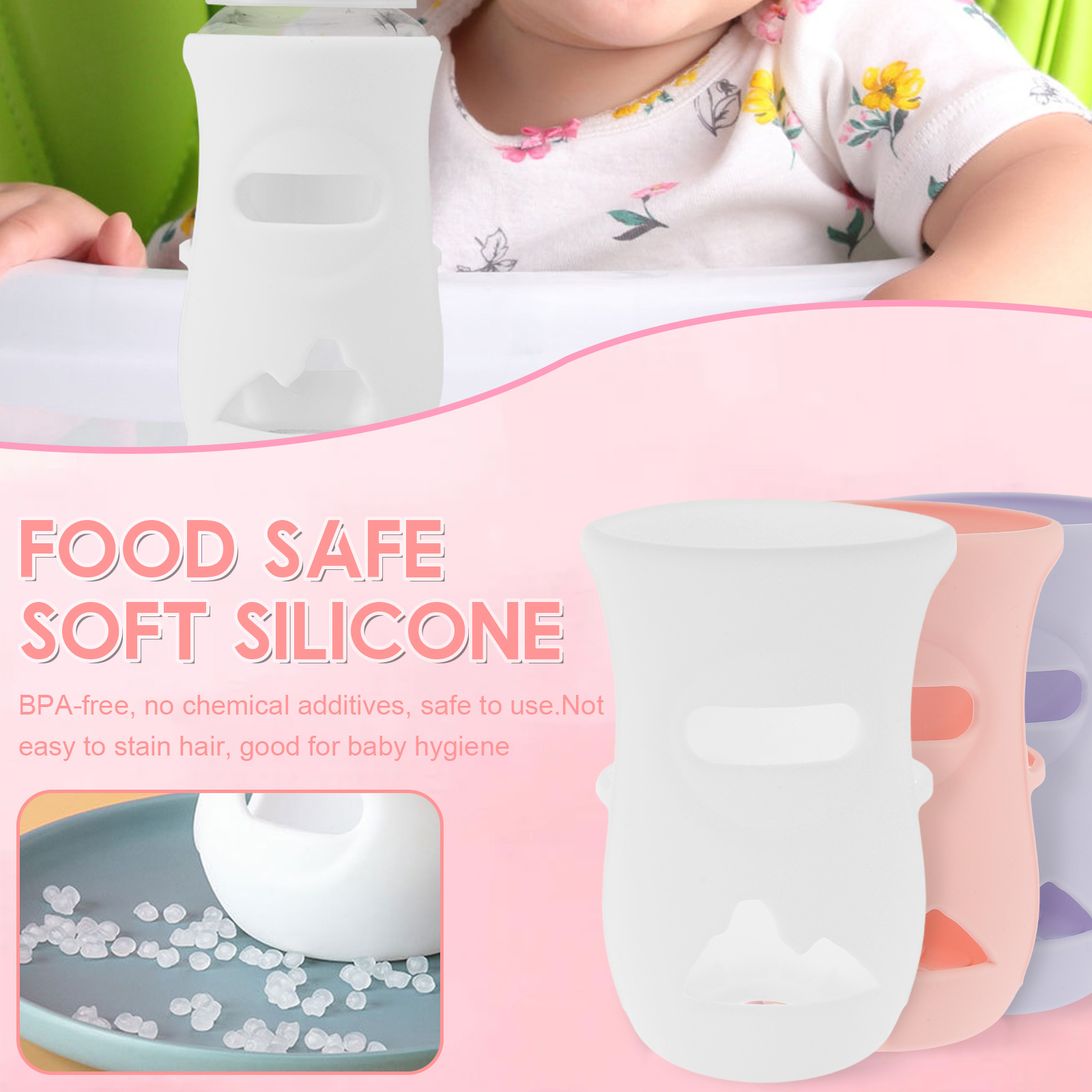 Mangas de silicone capa de gar - Baby Food Pouches avaliação e preço