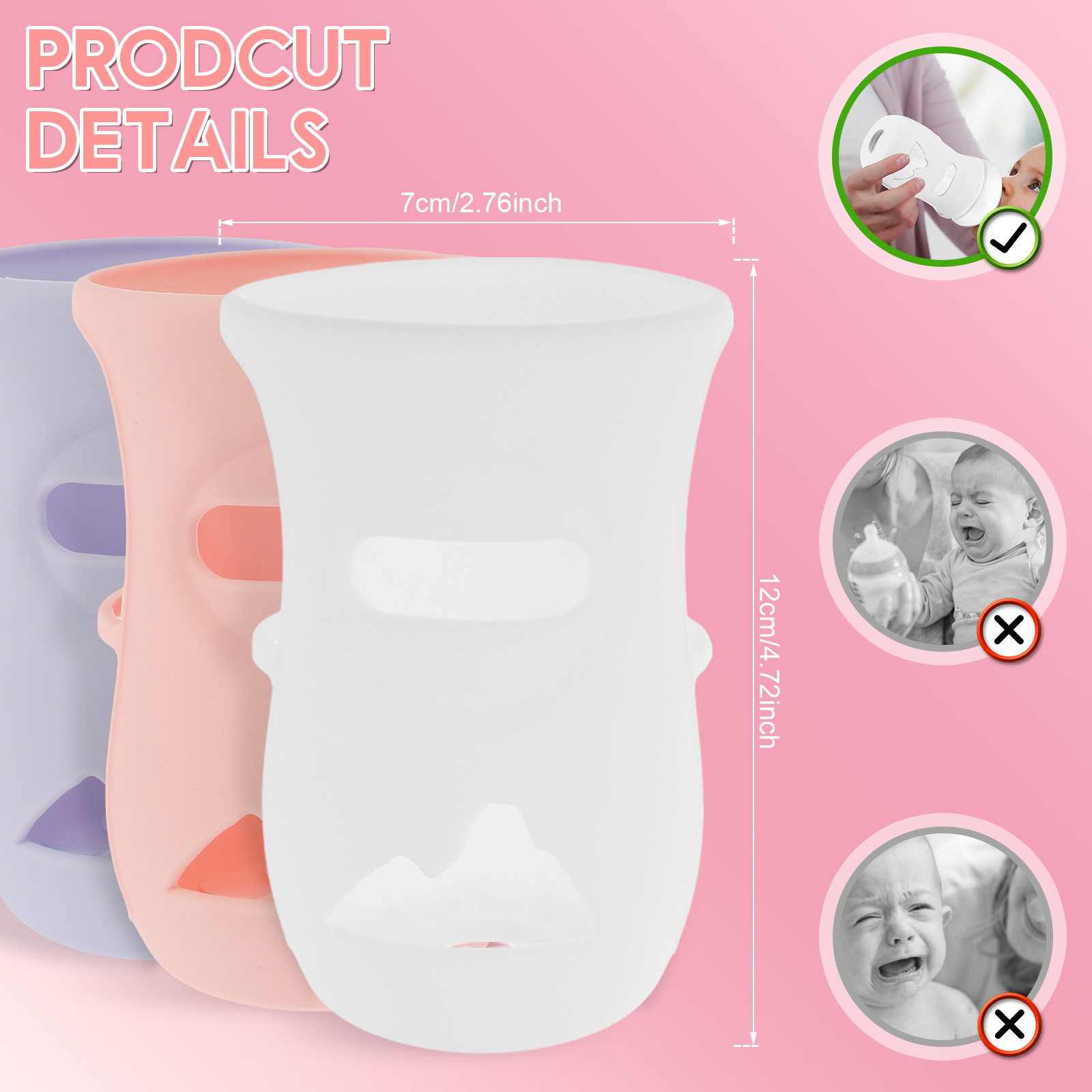 Mangas de silicone capa de gar - Baby Food Pouches avaliação e preço