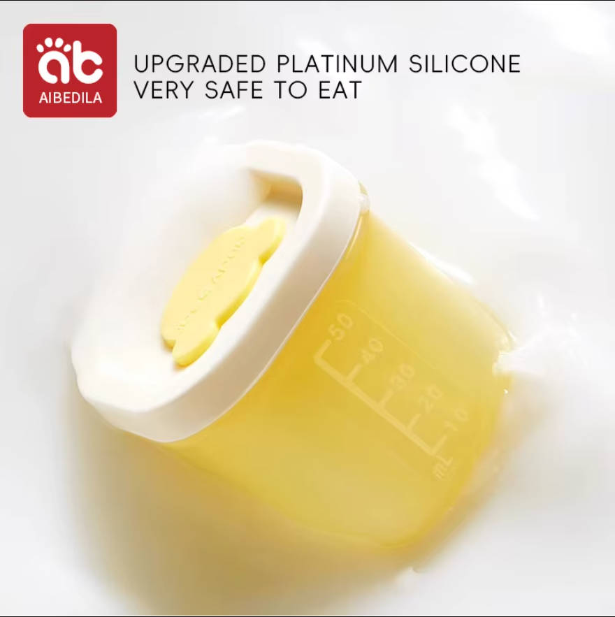 AIBEDILA Bandeja de Silicone p - Baby Food Glass Jar avaliação e preço