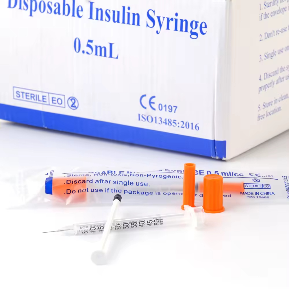 100PCS Seringas de Insulina Es - Baby Food Allergy Rash avaliação e preço