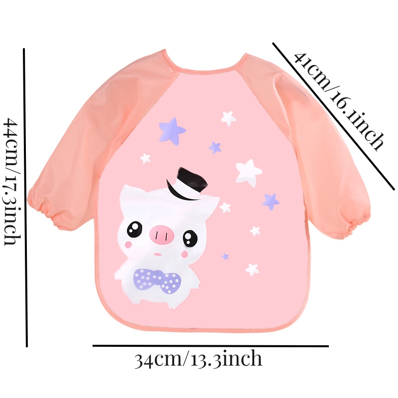 Babadores de bebê de manga lon - Baby Food Eat avaliação e preço