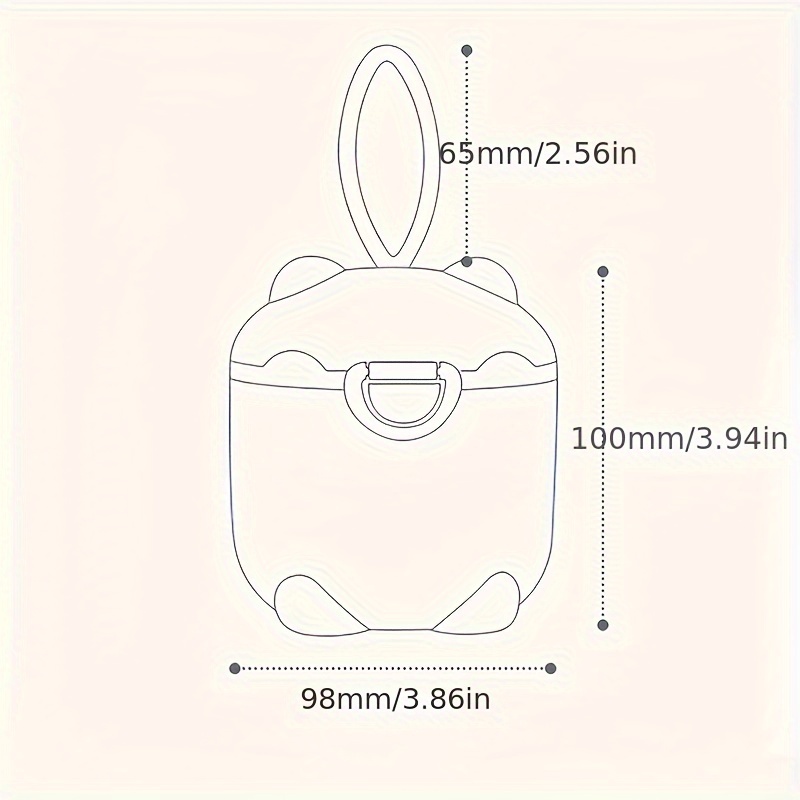 1pc portátil caixa de leite em - Baby Food Glass Jar avaliação e preço