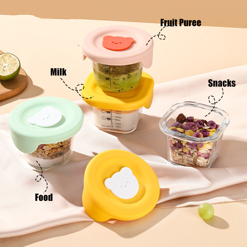 Frascos de vidro para armazena - Baby Food Glass Jar avaliação e preço