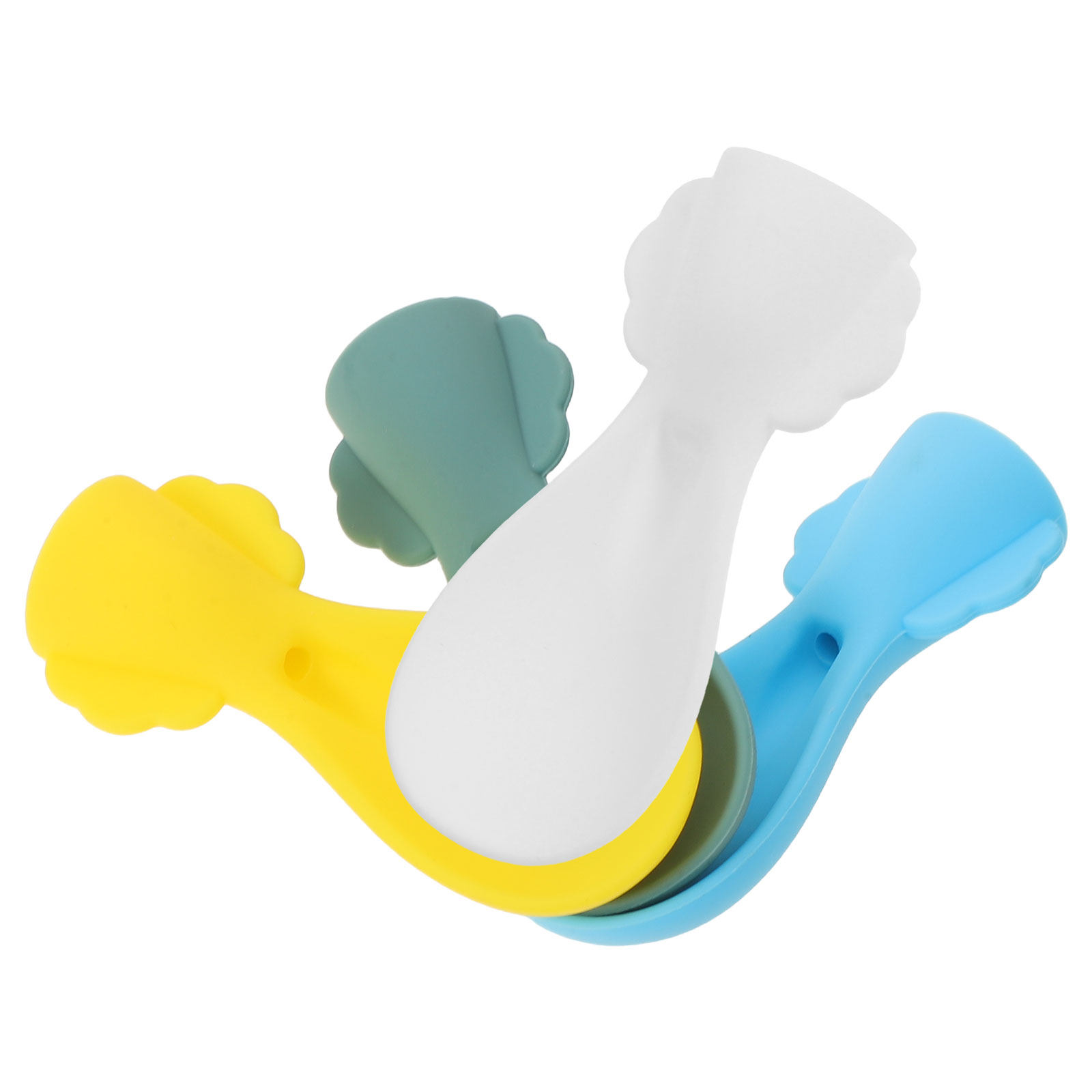 4 Peças de Colheres de Silicon - Baby Food Pouches avaliação e preço